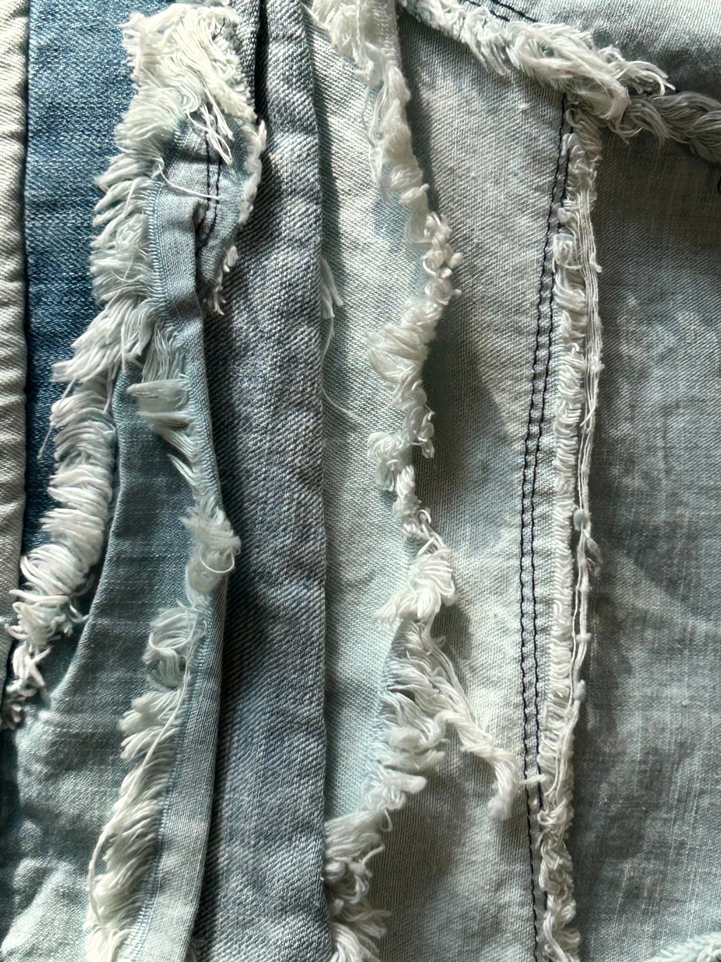 Nozomi Ishiguro Distressed Denim Vest