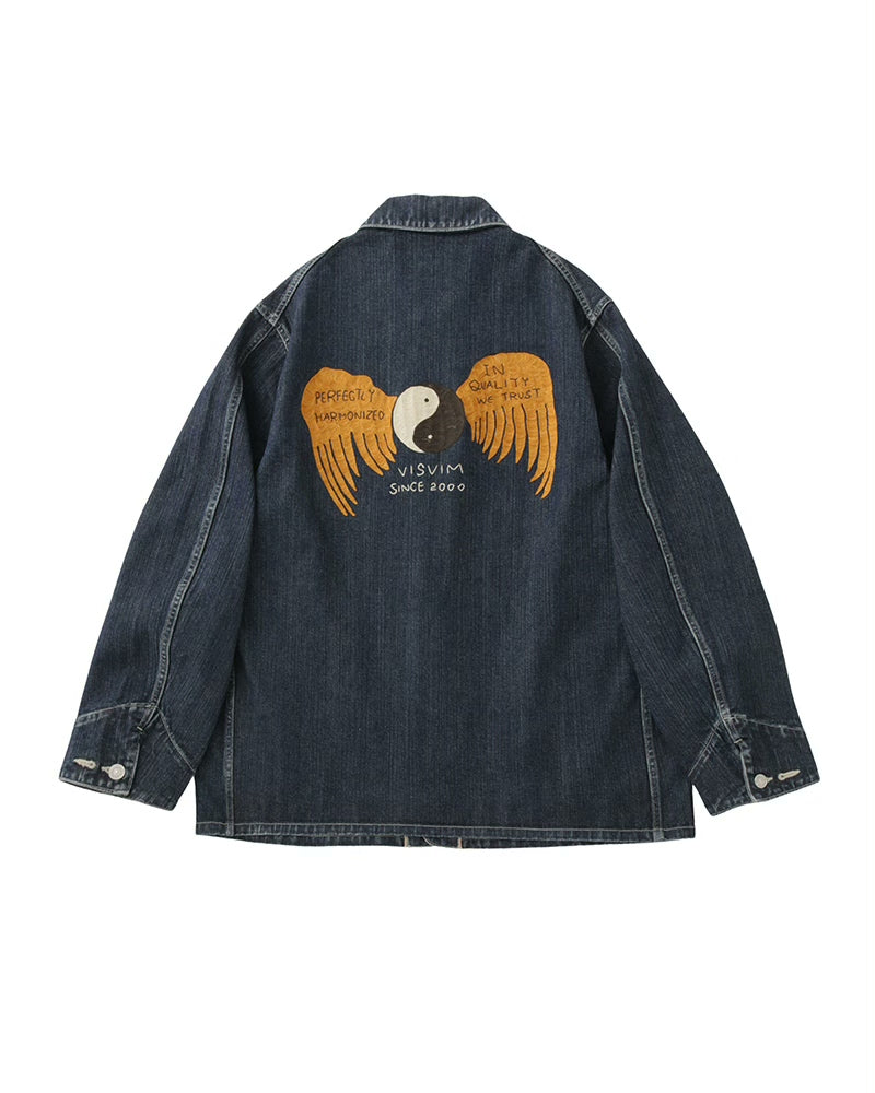 VISVIM 26 ICT SS Coverall JKT DMGD