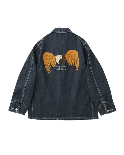 VISVIM 26 ICT SS Coverall JKT DMGD