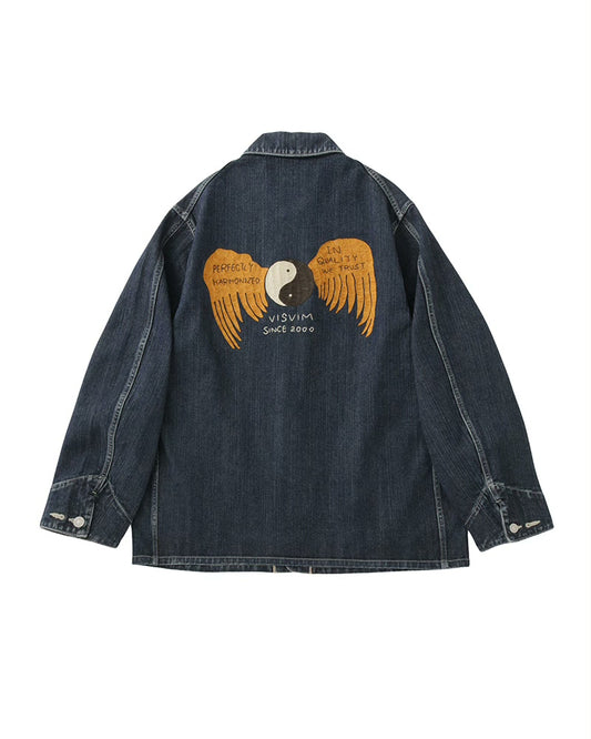 VISVIM 26 ICT SS Coverall JKT DMGD