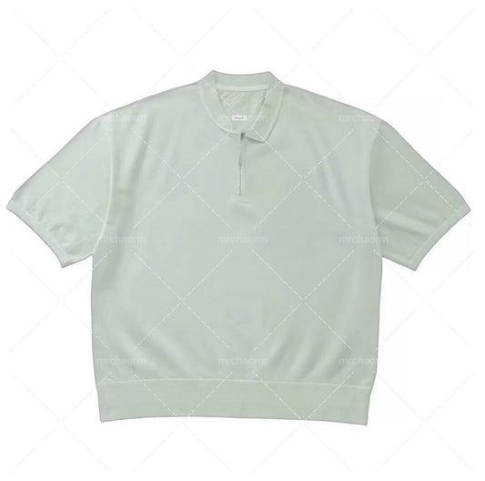 visvim mondo henley zip short sleeve shirt