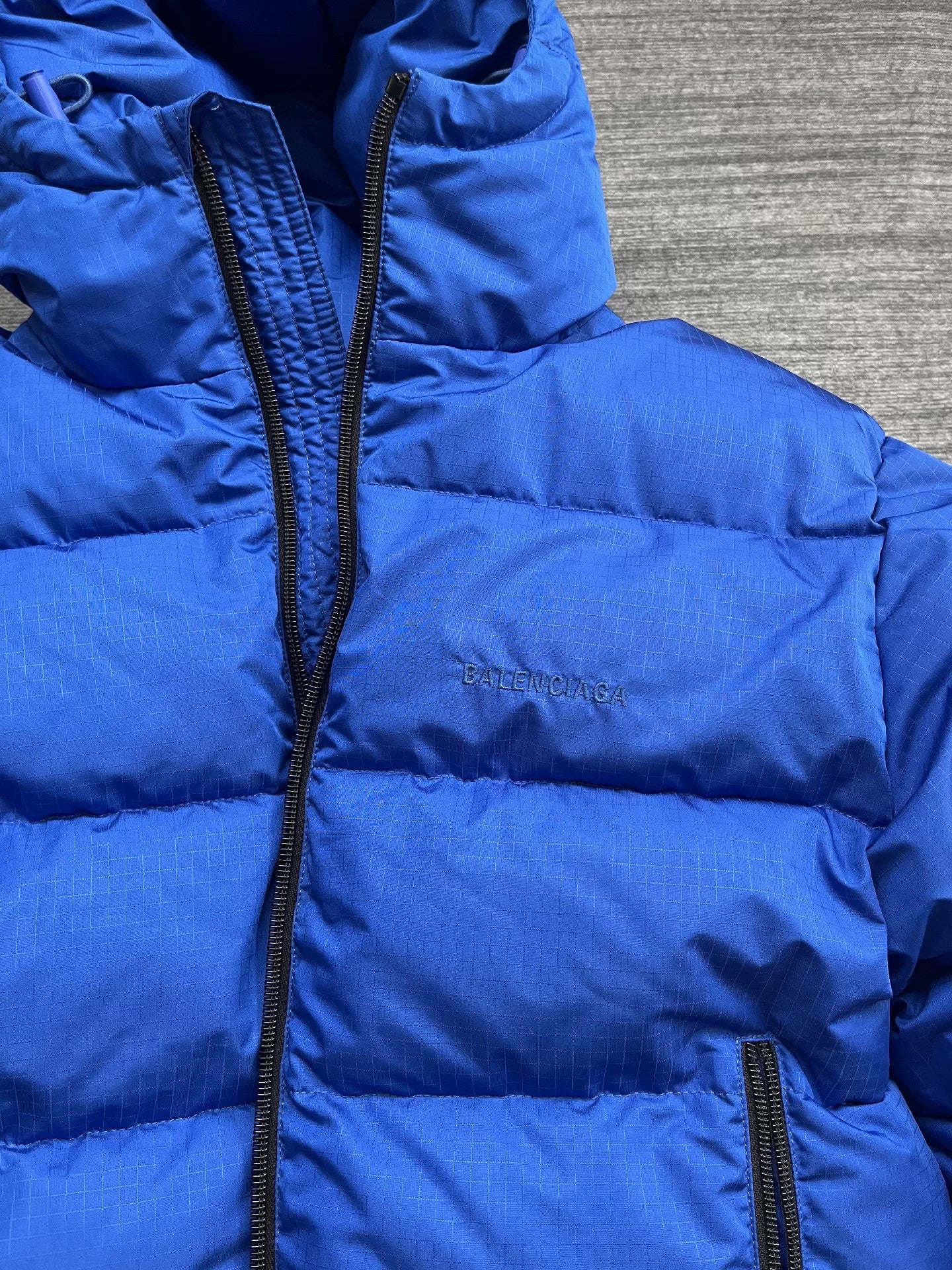 Balenciaga Blue Puffer Jacket 19SS