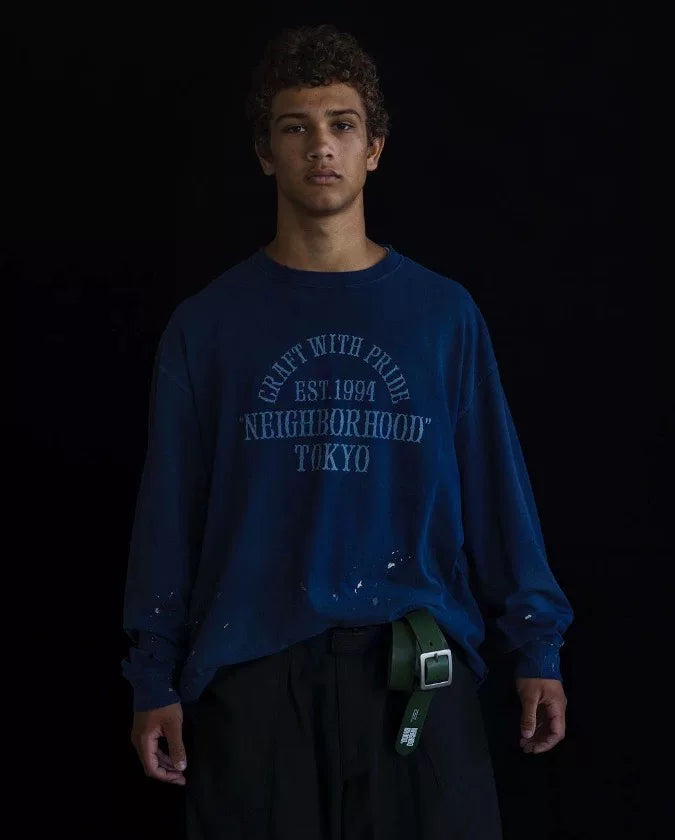 NEIGHBORHOOD Distressed Splatter Crewneck