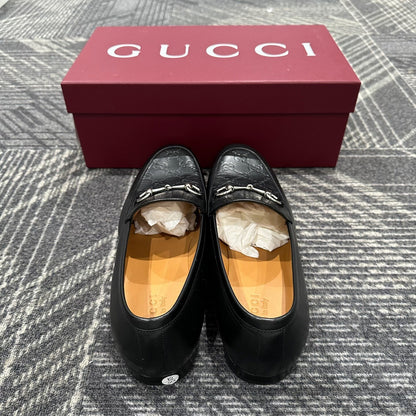 Gucci Horsebit Leather Loafers Size 45