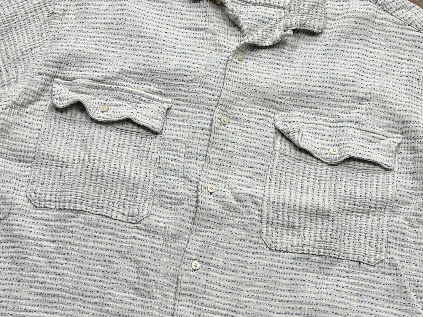Porter Classic Kendo Sashiko Short-Sleeve Shirt