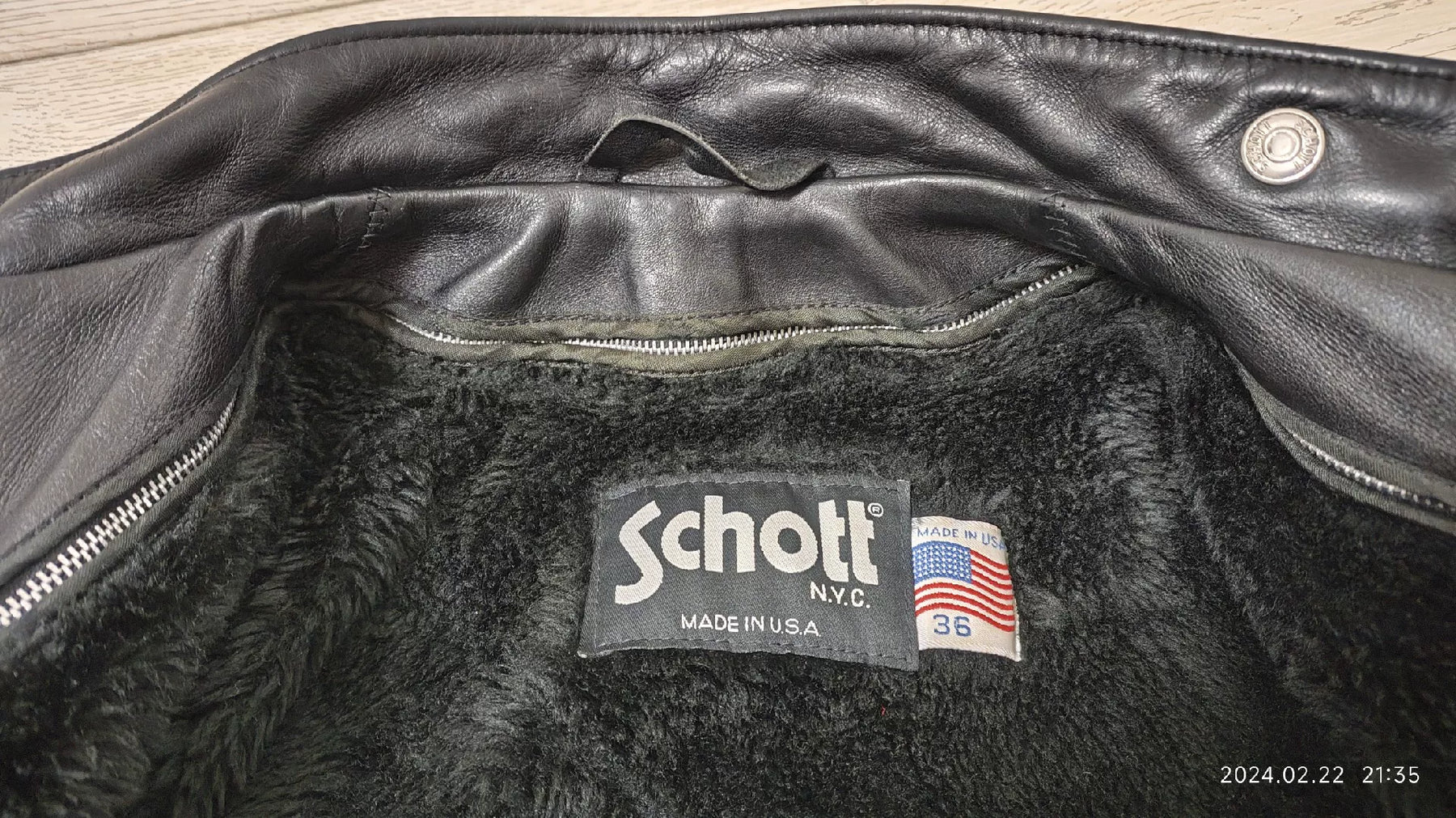 Schott 641 Men's Leather Jacket