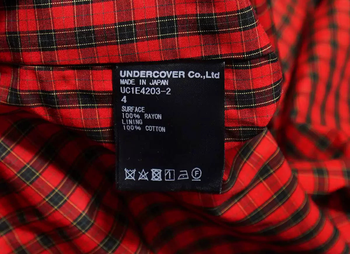 undercover black blouson jacket