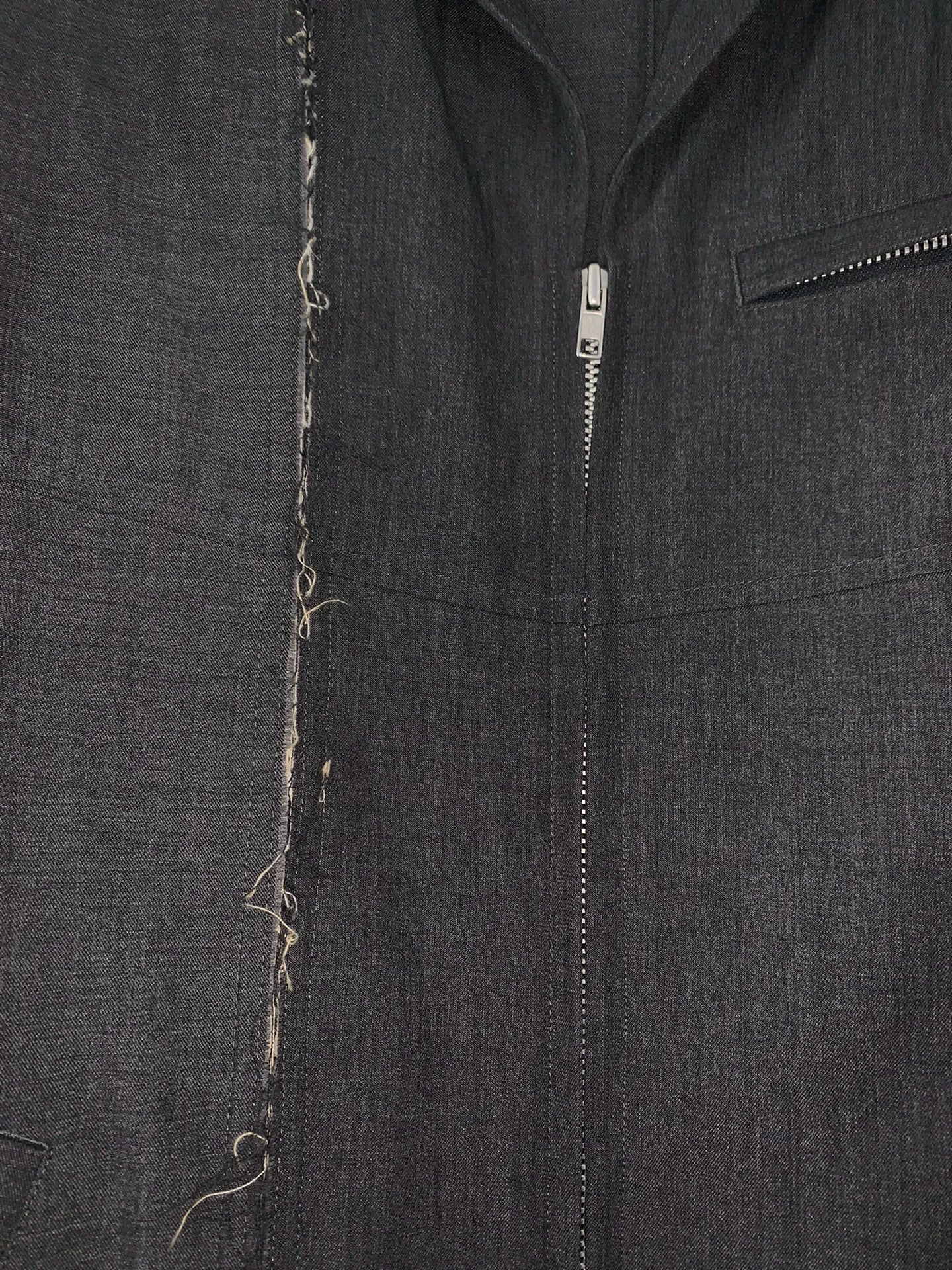 Comme des Garçons Frayed Wool Jacket
