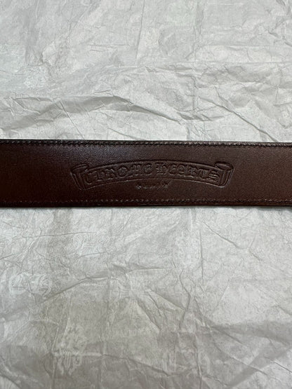 Chrome Hearts Brown Roller Belt