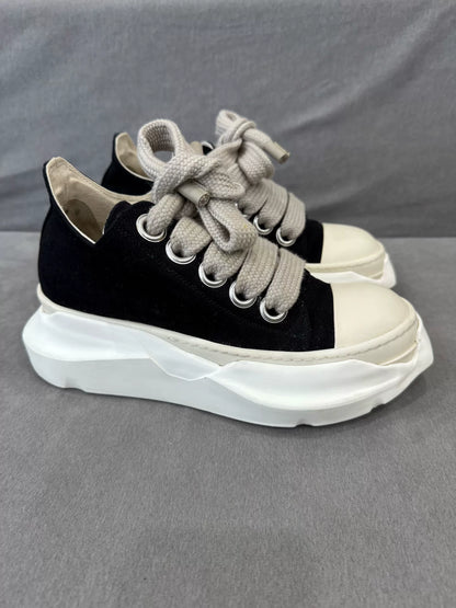Rick Owens High-Top Thick Sole Sneakers