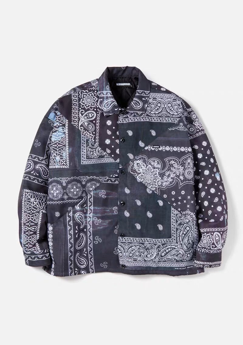 NEIGHBORHOOD Bandana Chopped Cotton Jacket