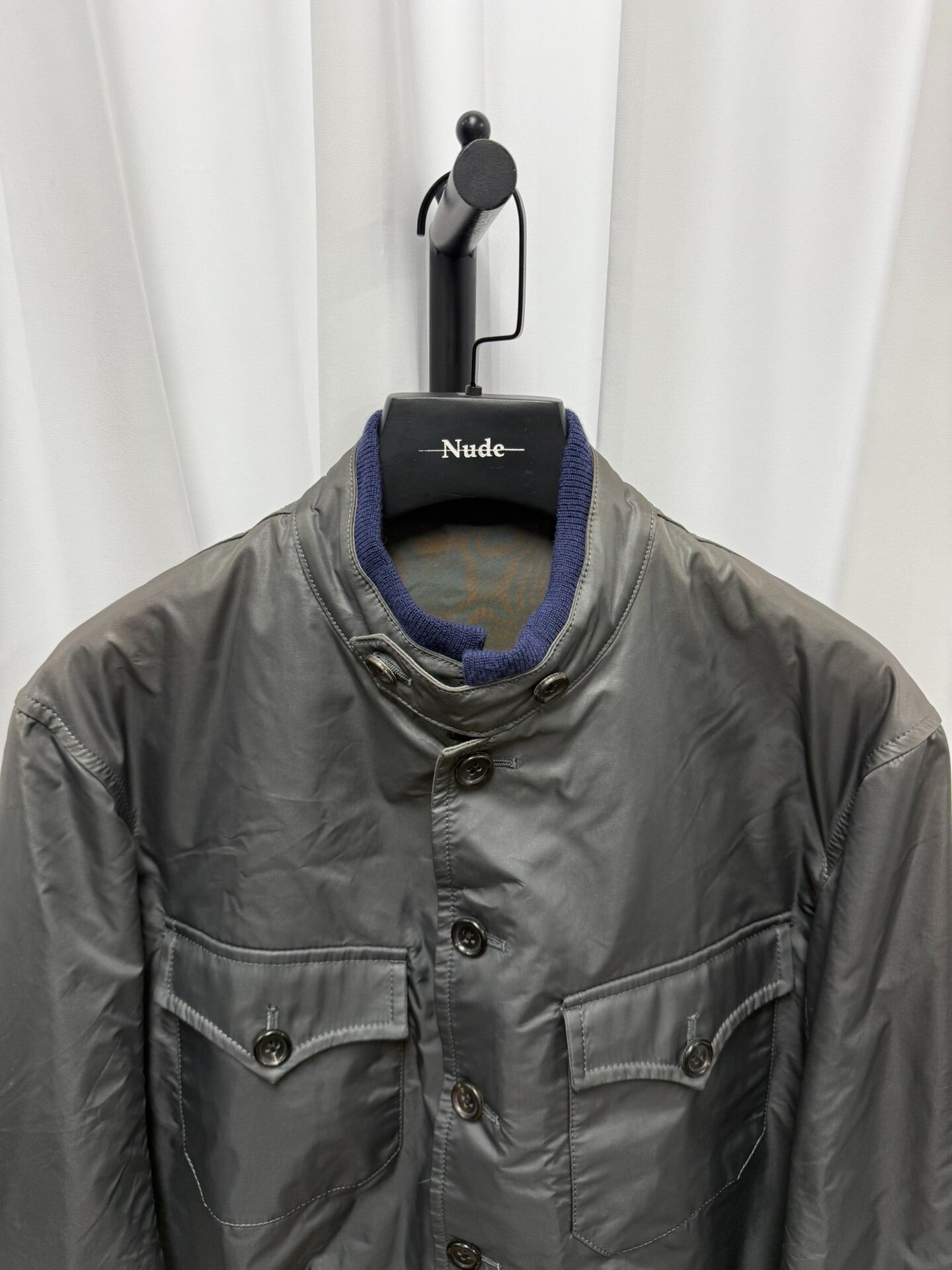 Yohji Yamamoto Men's Stand Collar Jacket