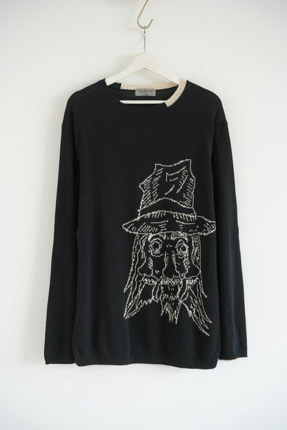 Yohji Yamamoto 20SS Portrait Sweater