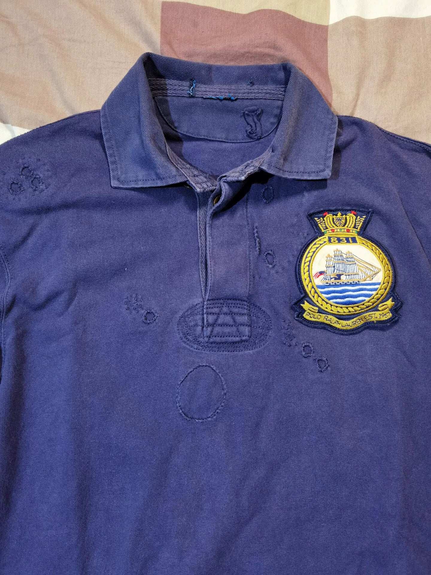 Ralph Lauren Distressed Nautical Jacket