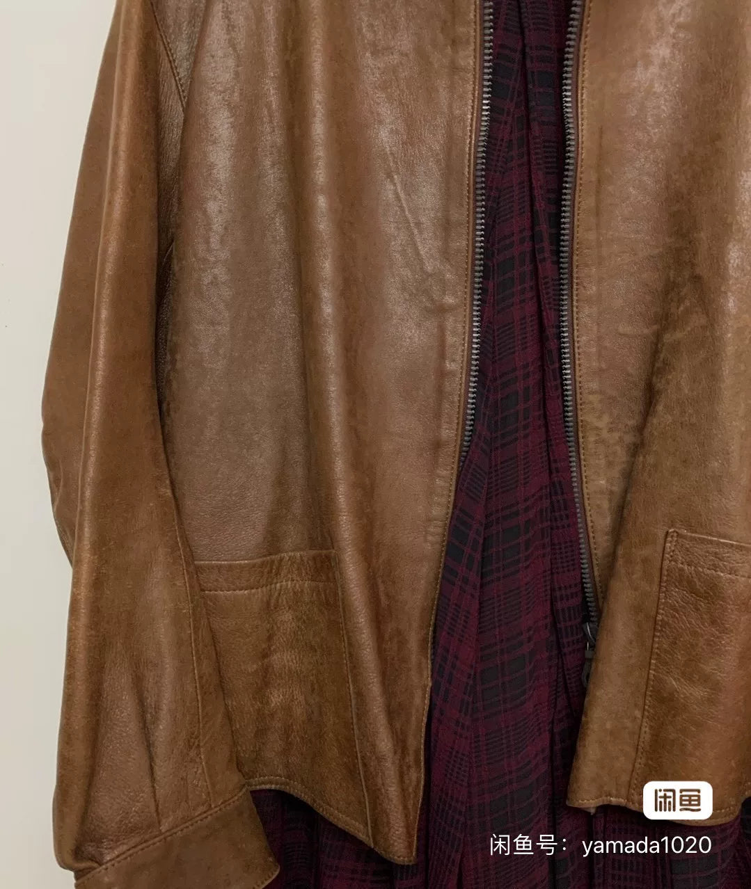 Yohji Zweed Leather Reversible Jacket