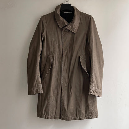 poeme bohemien waxed coat size 46