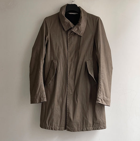 poeme bohemien waxed coat size 46