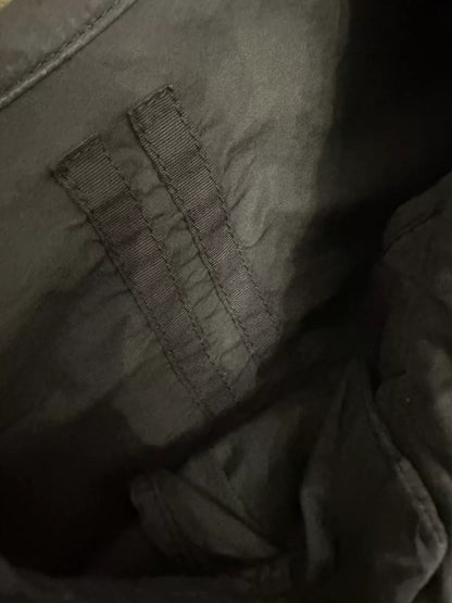 dark long sleeve jacket by rick owens
