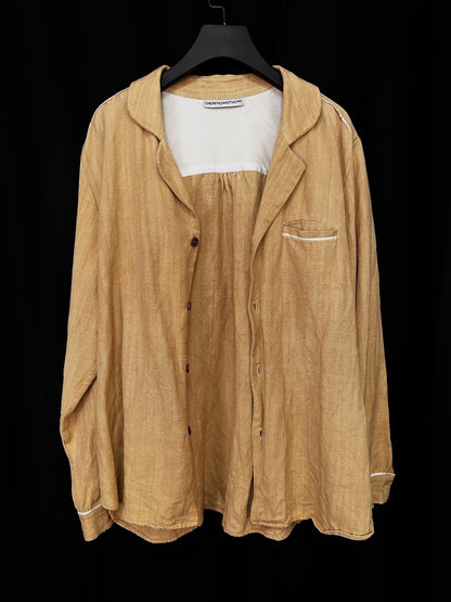 cherevichkiotvichki linen shirt jacket