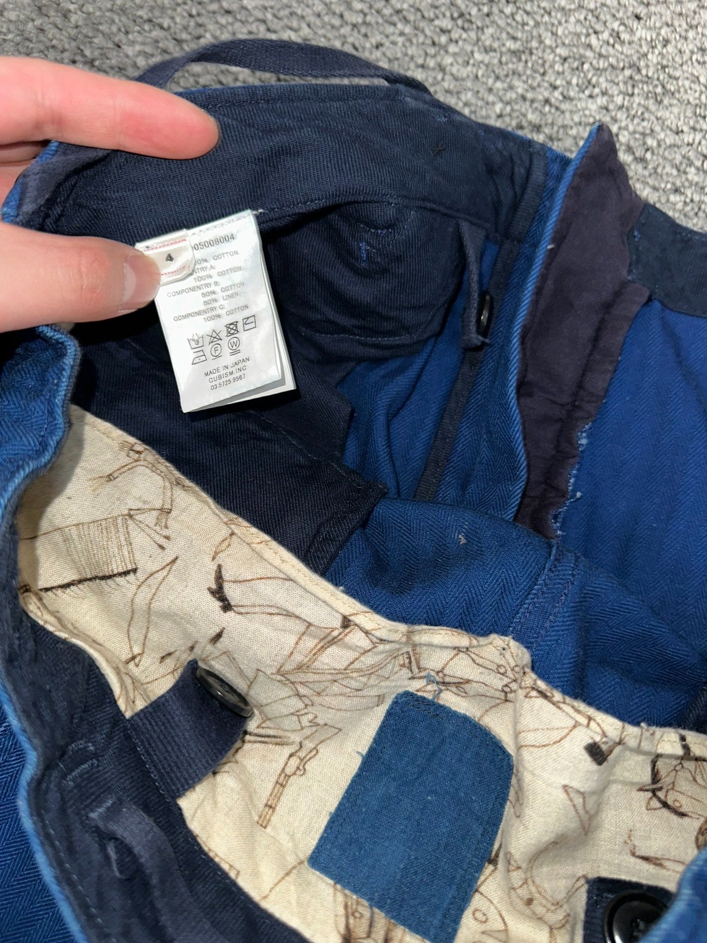 visvim Indigo Eiger Shorts