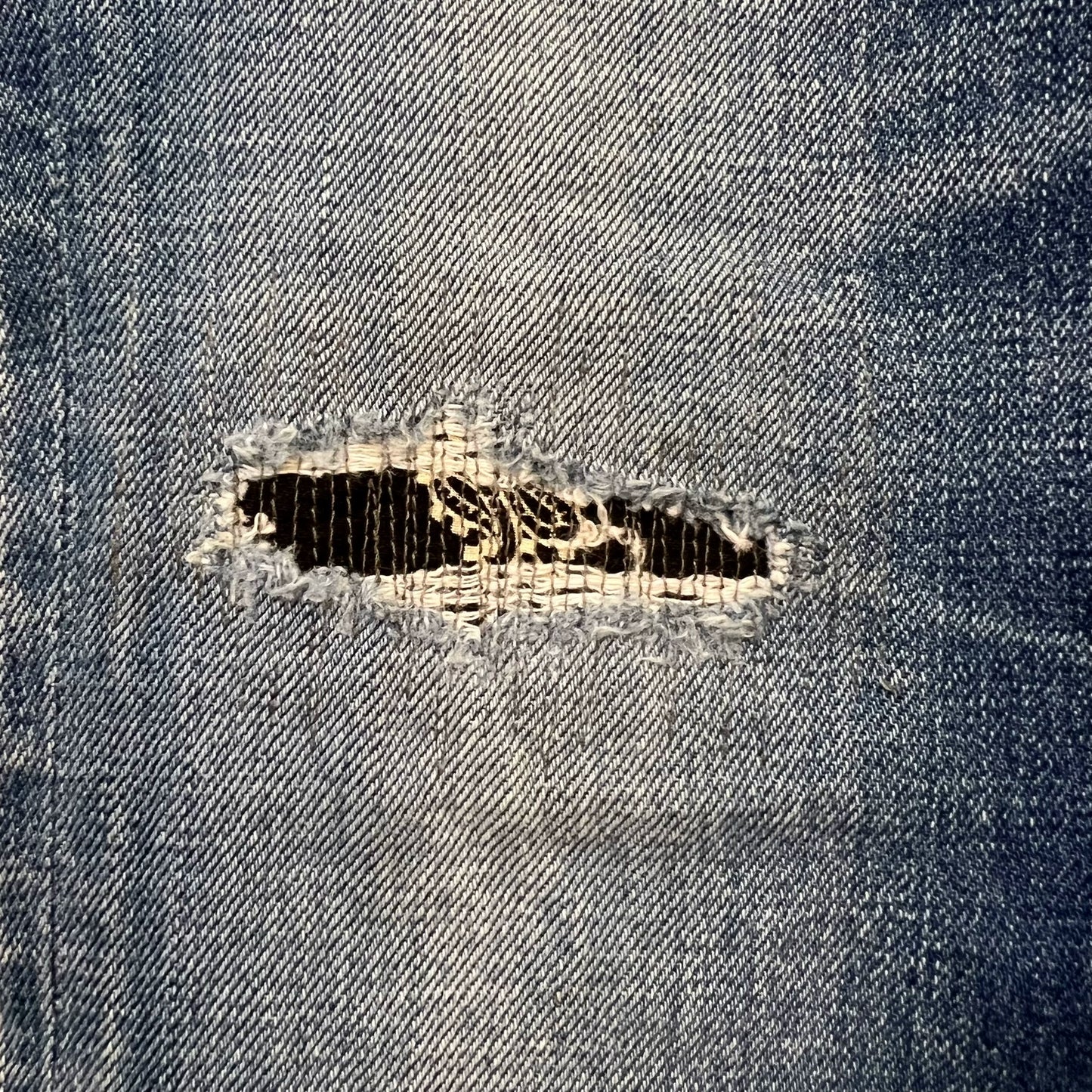 Visvim 17SS Spot Distressed Jeans