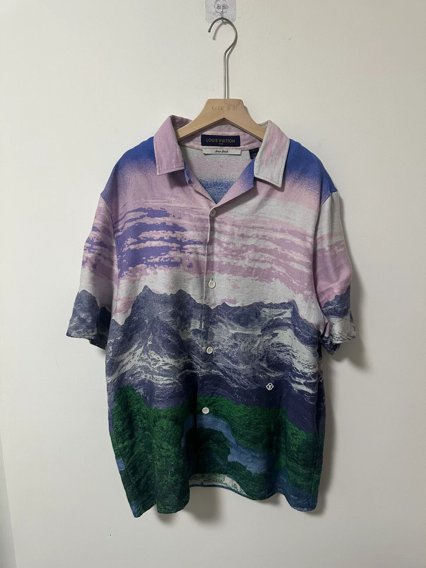 Louis Vuitton Snow Mountain Print Shirt