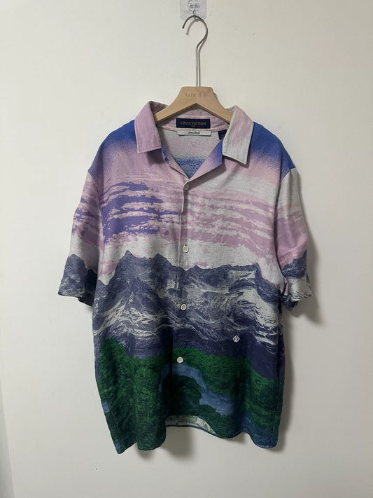 Louis Vuitton Snow Mountain Print Shirt