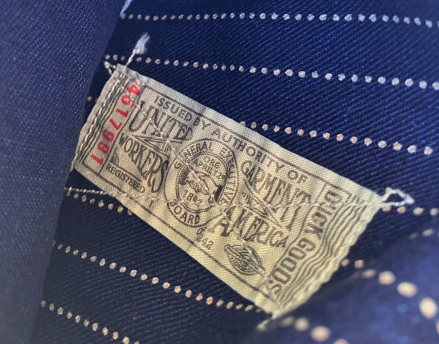 vintage High-Waisted Work Pants