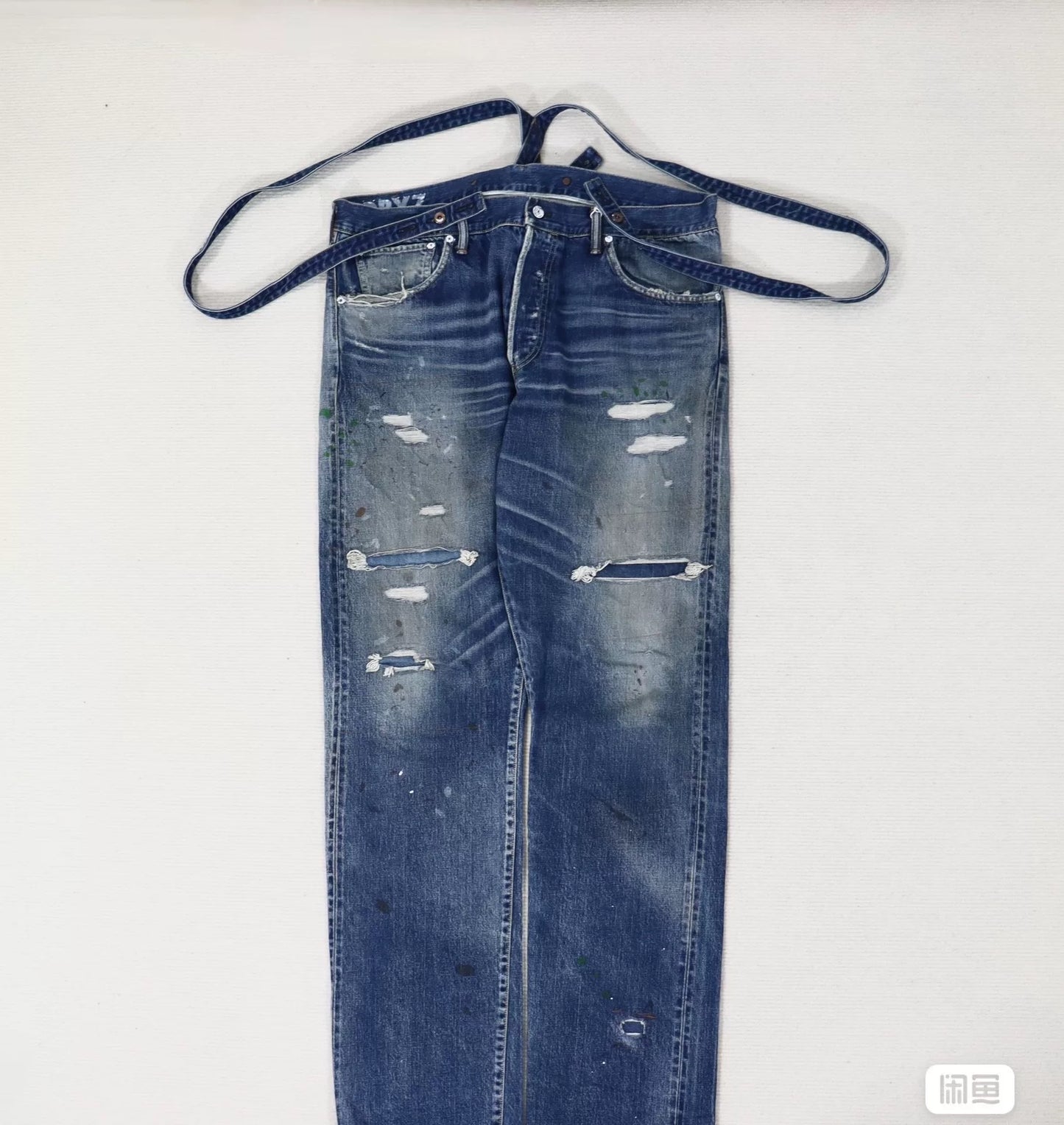 Visvim 19AW Travailler Braces Jeans