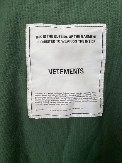vetements long sleeve logo sweatshirt