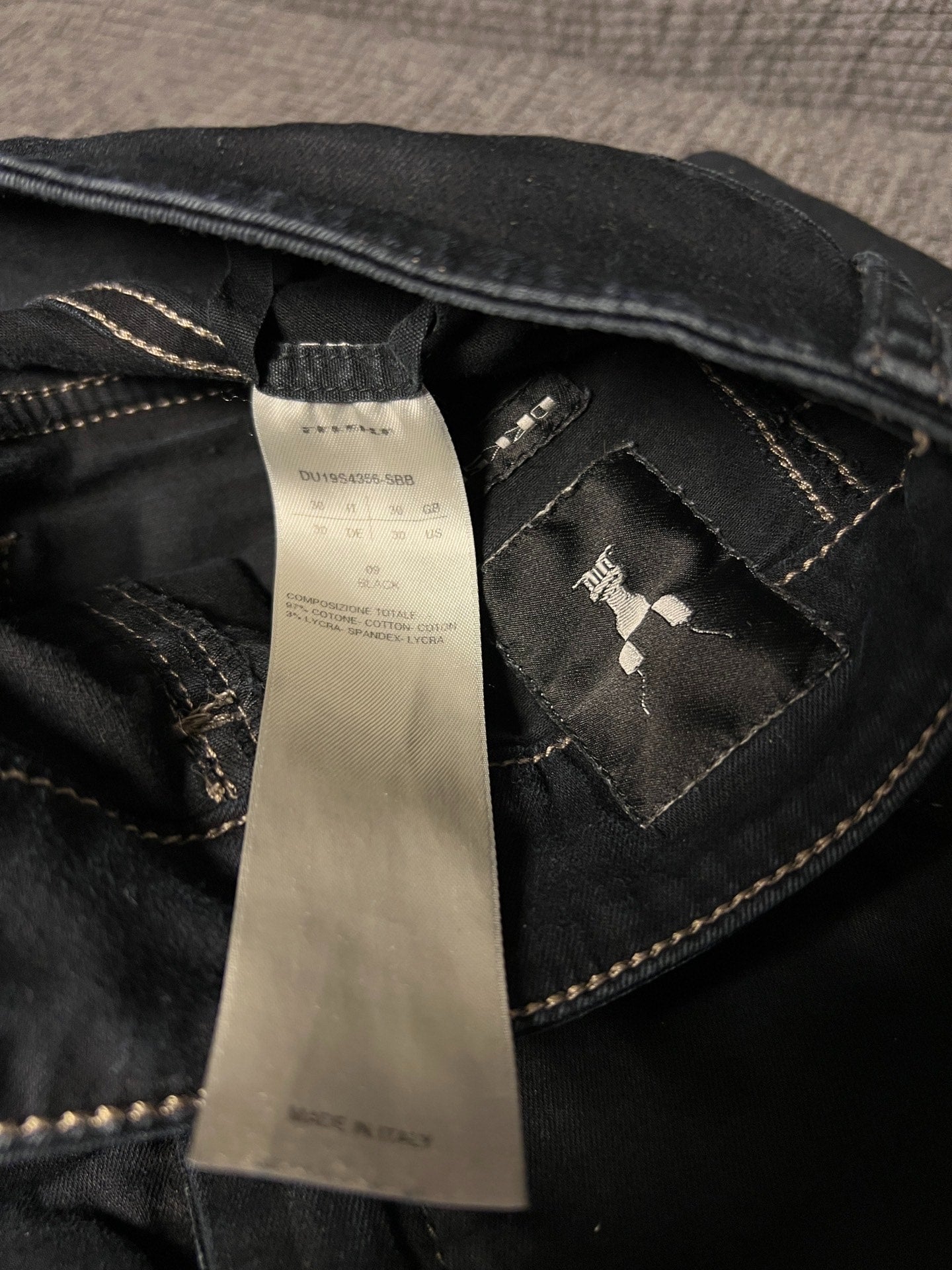 Rick Owens 19ss Waxed Biker Jeans