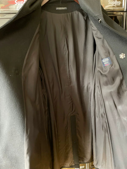 Yohji Yamamoto Belted Hooded Cashmere Coat