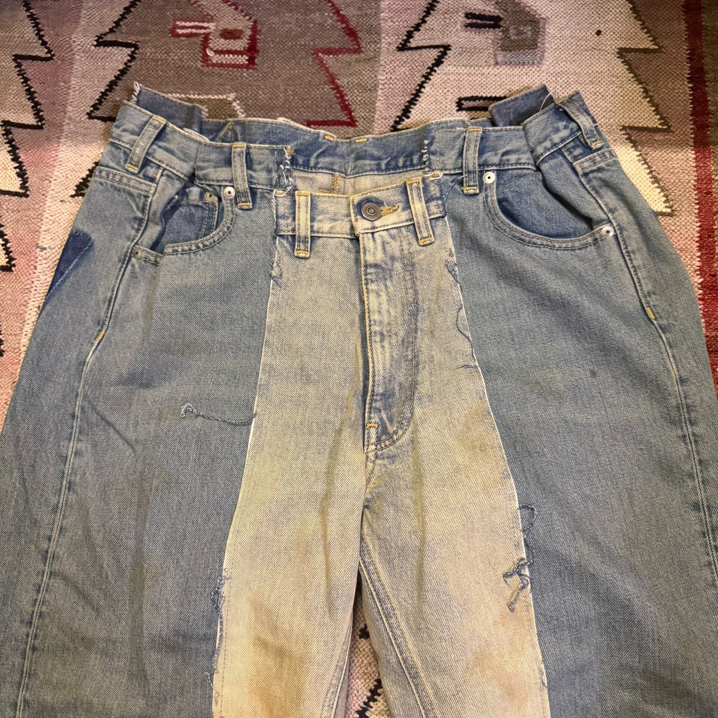 Maison Margiela Denim Patchwork Jeans