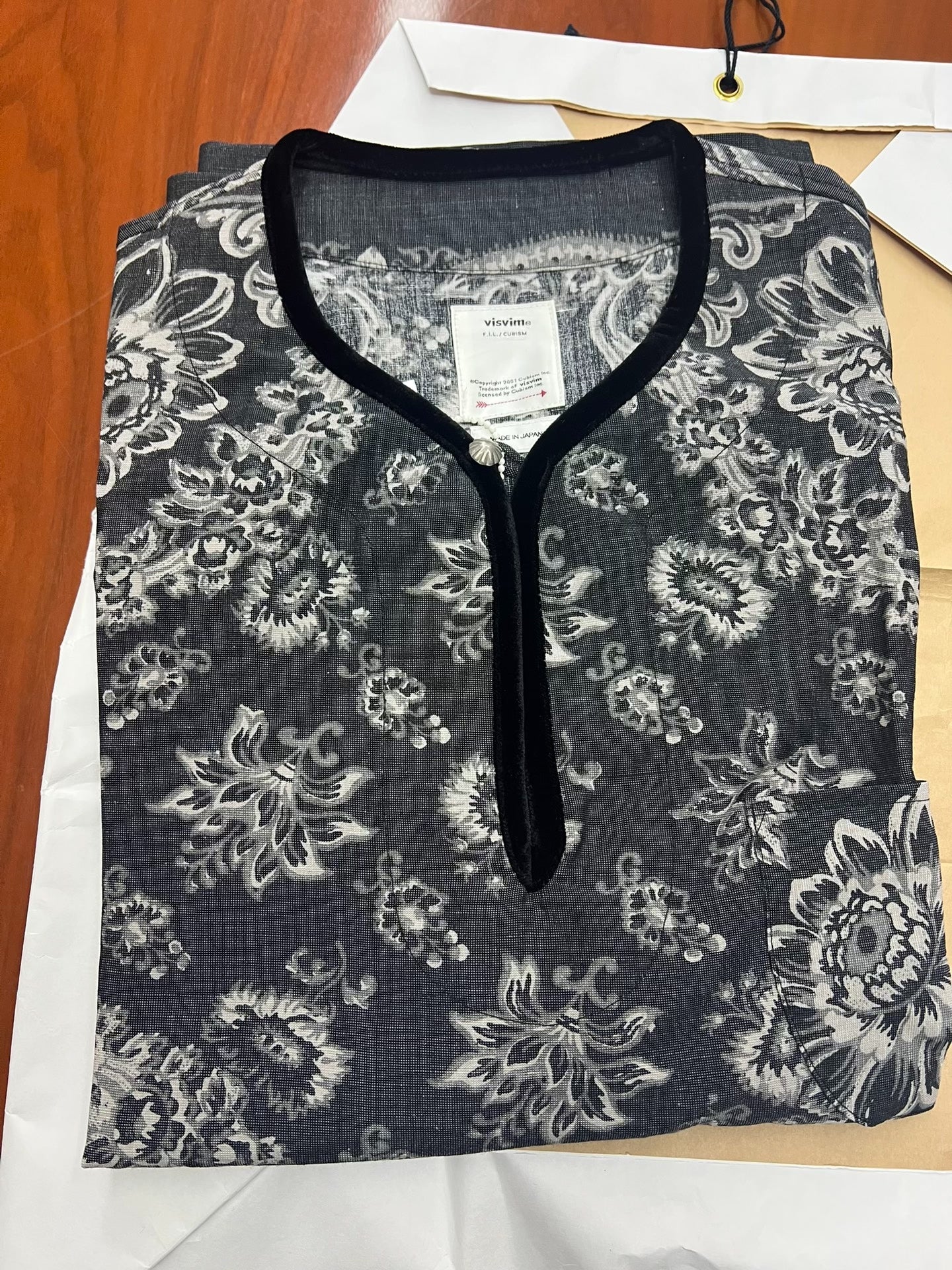 Visvim 22ss Tunic Wildflower P.O. Shirt