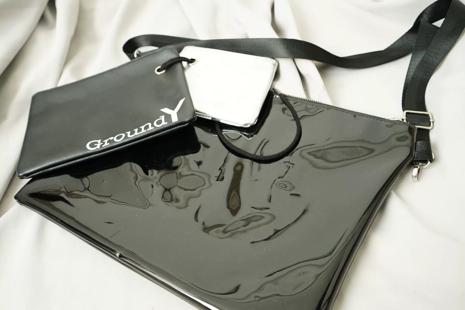 Yohji Yamamoto 3-in-1 PVC Crossbody Bag