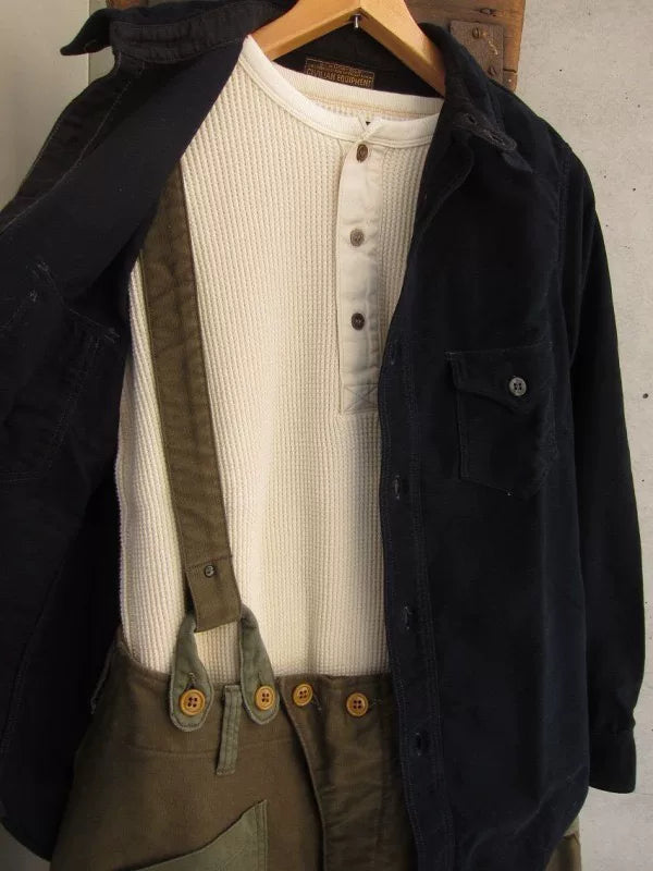 olive green patchwork flight pants