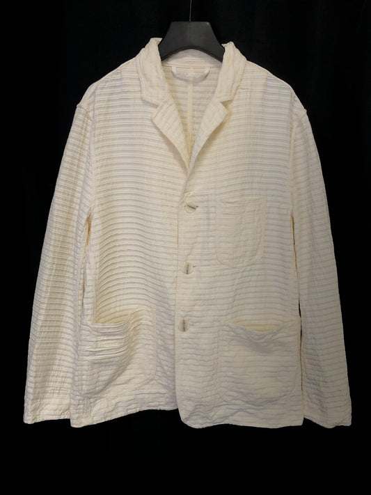 casey casey striped loose-fit jacket