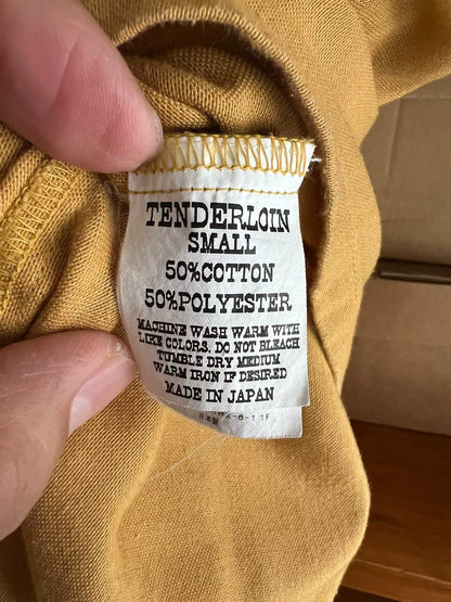 vintage tenderloin yellow bowling short sleeve shirt