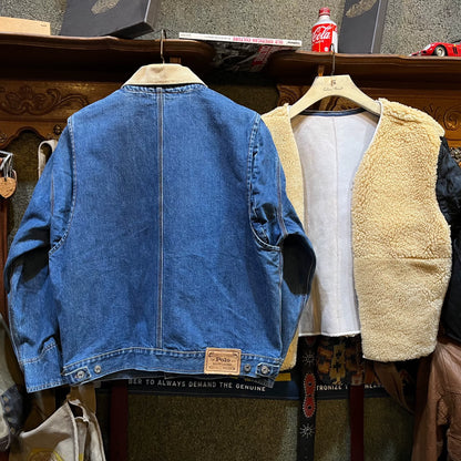 RRL Double RL Denim Jacket with Removable Liner