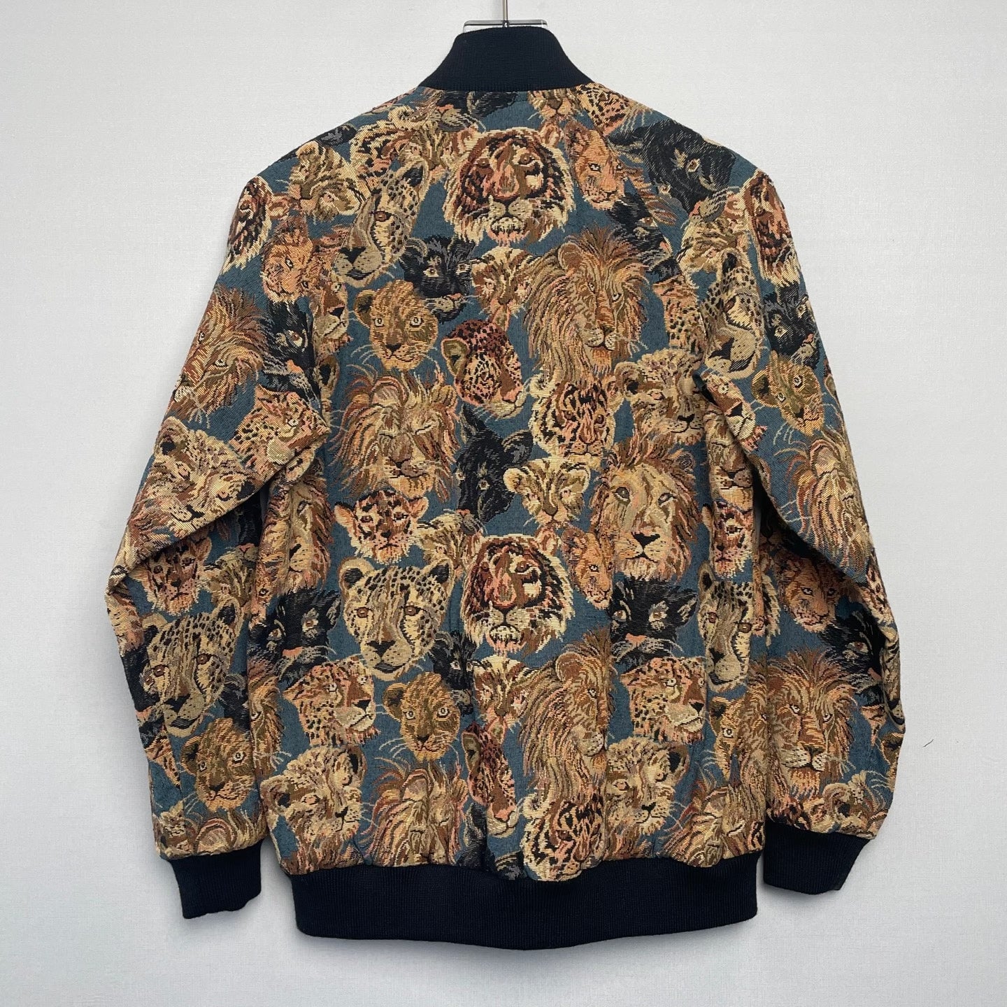 Saint Laurent Lion Cheetah Print Jacket