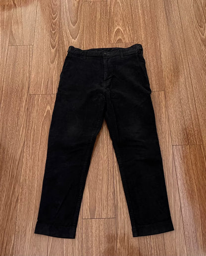 porter classic moleskin cropped work pants