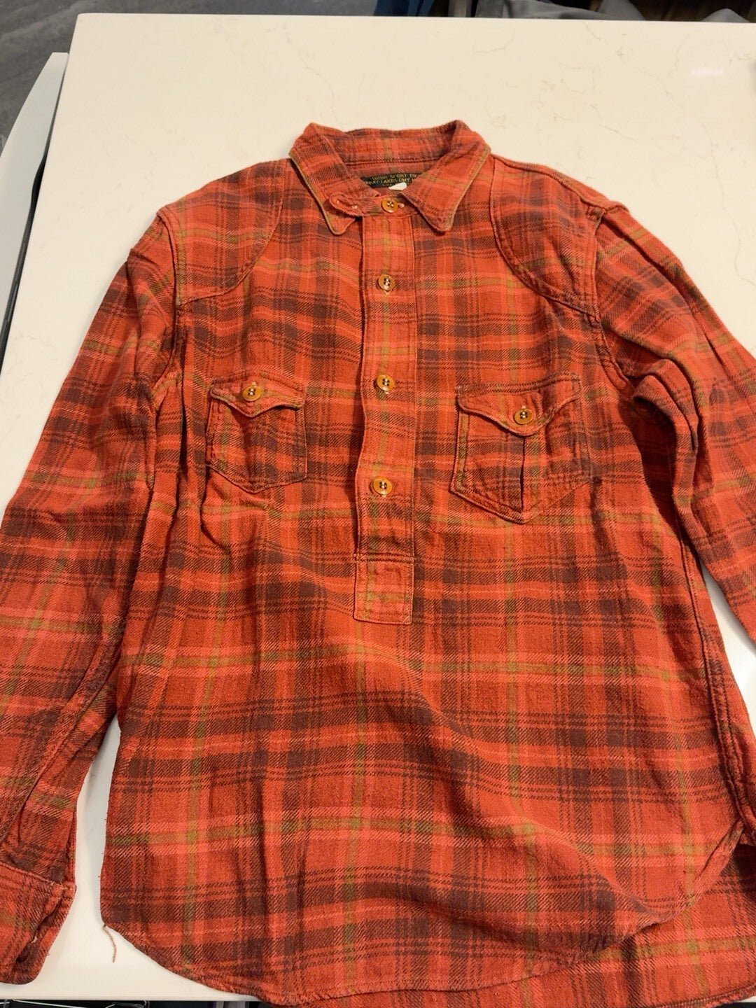 Freewheelers Plaid Shirt Size 15