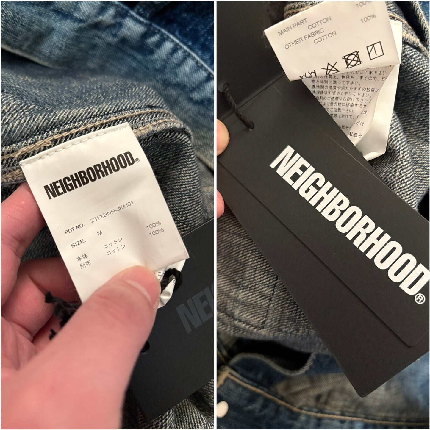 neighborhood savage denim type-1 jacket