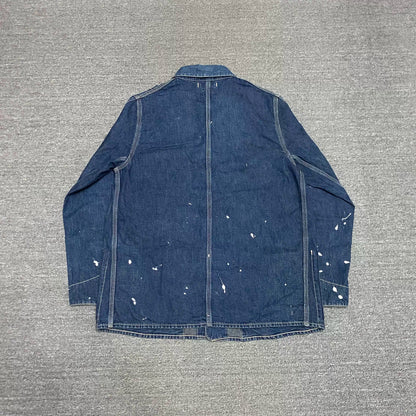 WTAPS 15AW RAILWAY Splatter Denim Jacket