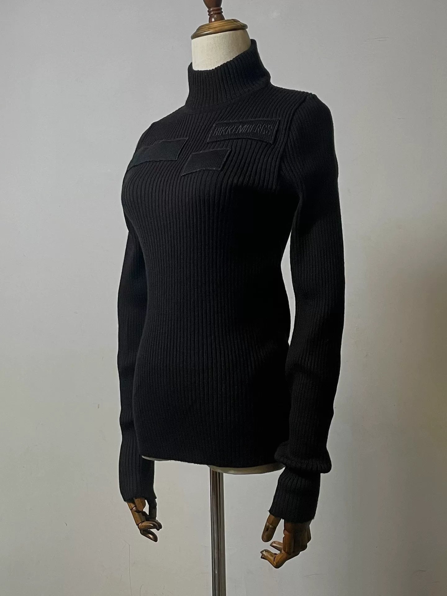 dirk bikkembergs high-neck wool sweater