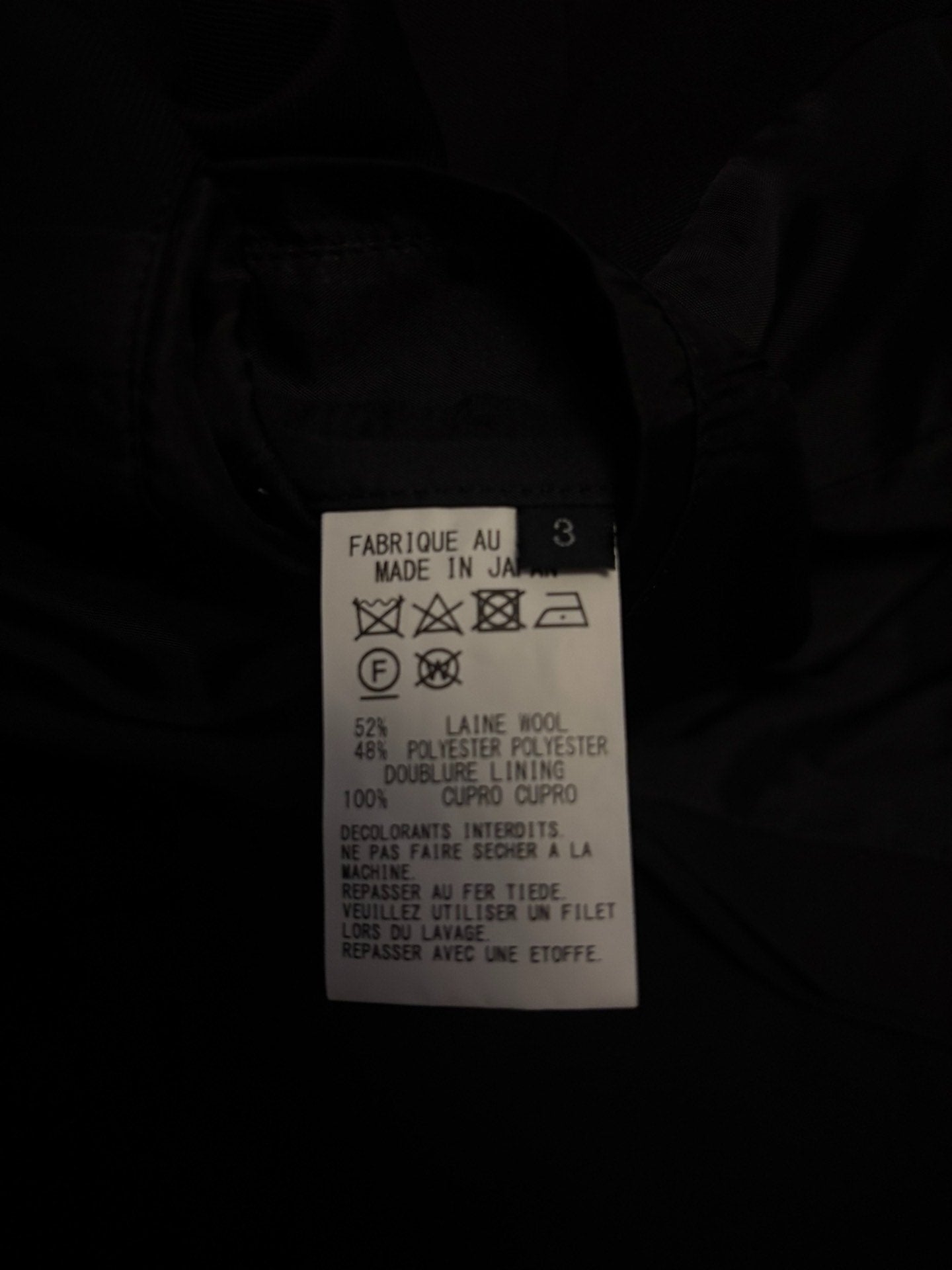 Yohji Yamamoto s'yte Wool Double-Breasted Blazer
