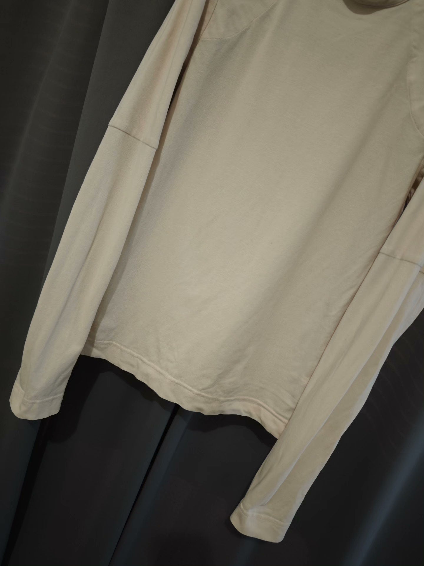 Dries Van Noten Button Mock Neck Tailored Sweatshirt