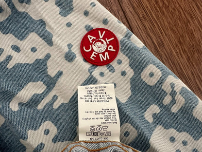 noise washed denim jacket by c.e cavempt