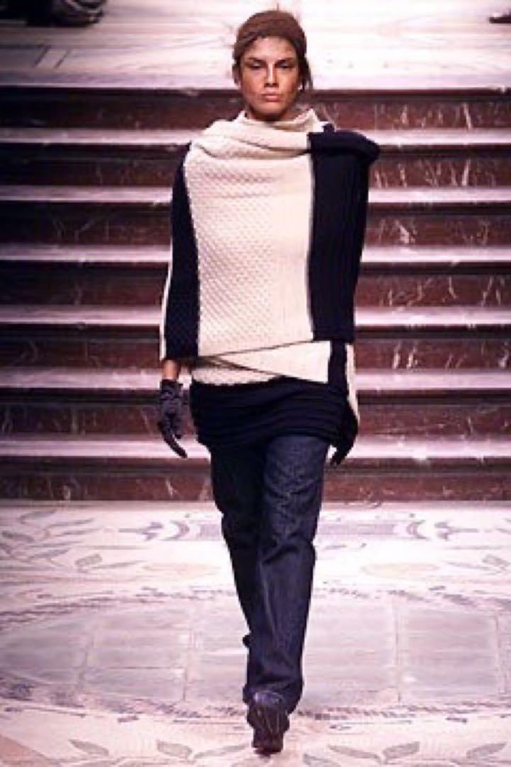 Yohji Yamamoto 2002 Runway Shawl
