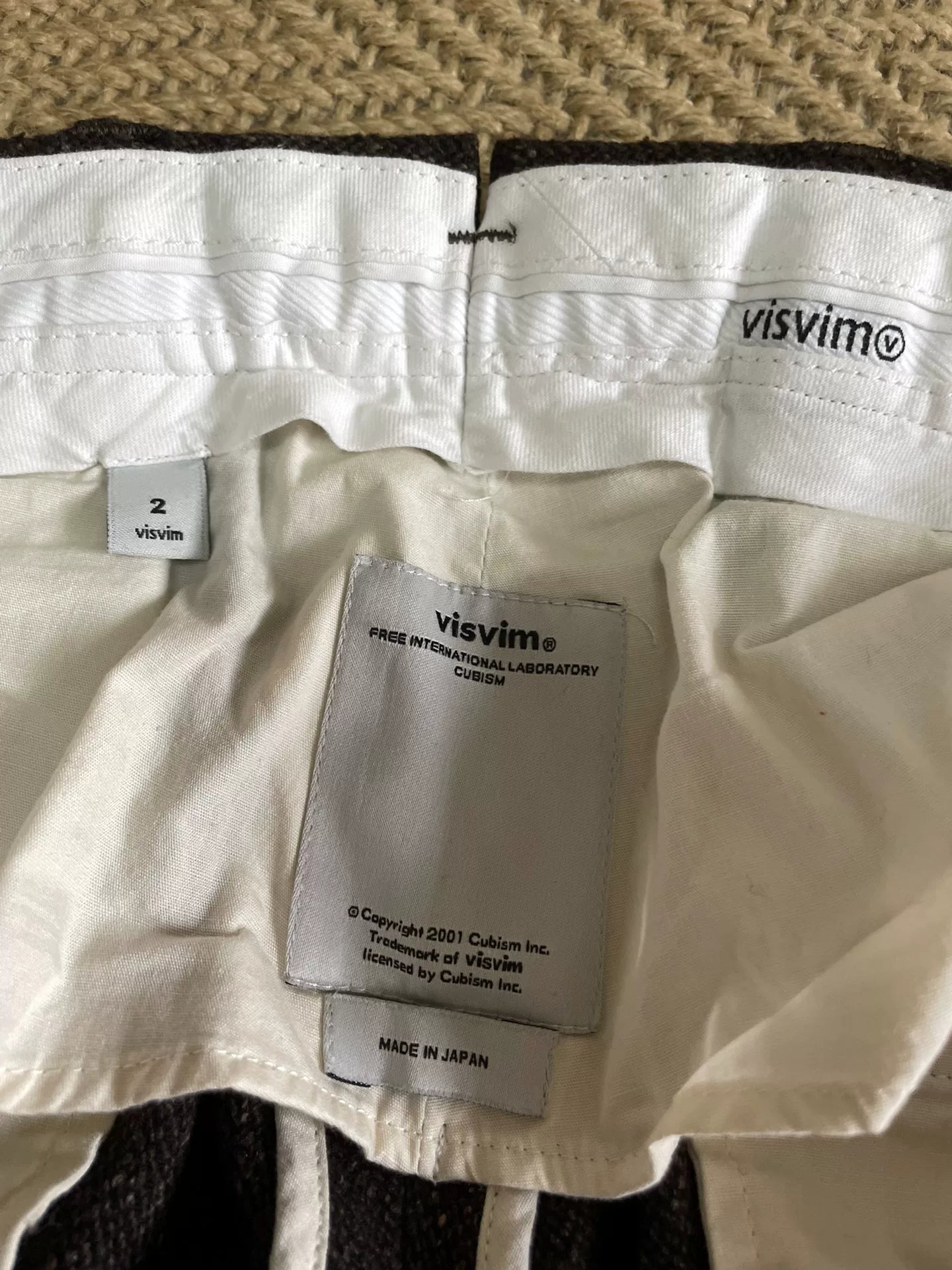 Visvim Cornell Slacks Melange Wool